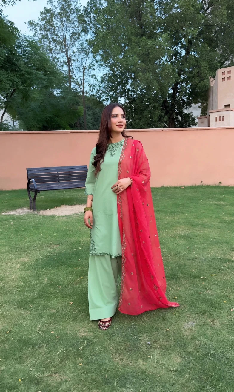 Pista-Gulnar– Embroidered 2 Piece