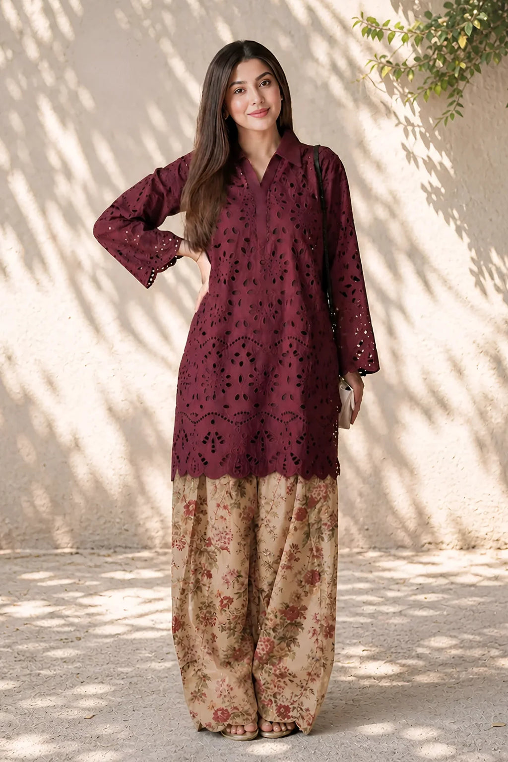 Rania– Embroidered 2 Piece