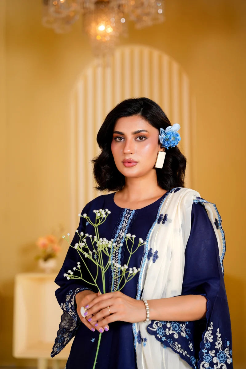 Zulmat– Embroidered 3 Piece