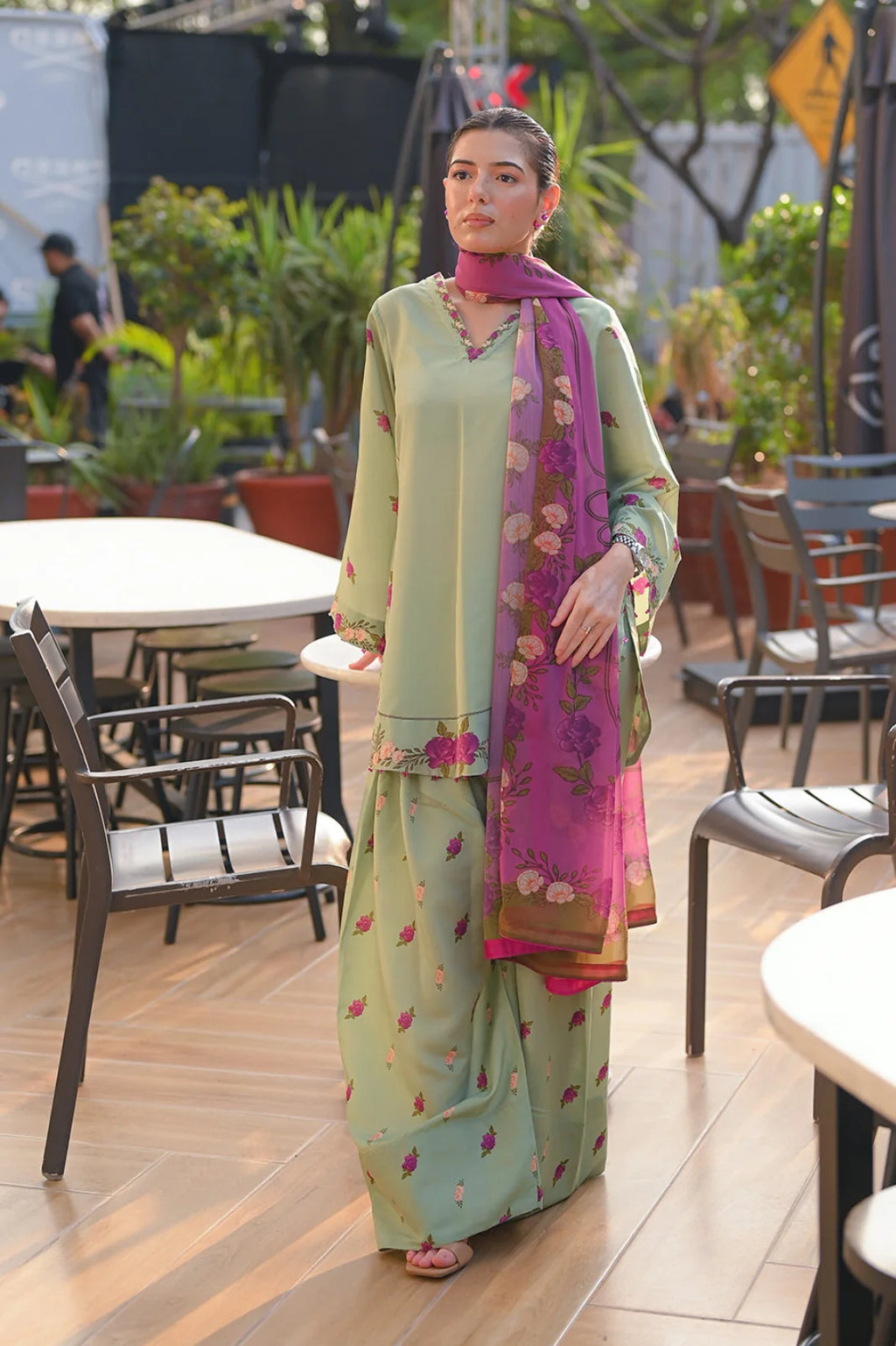 Rangoli– Embroidered 3 Piece