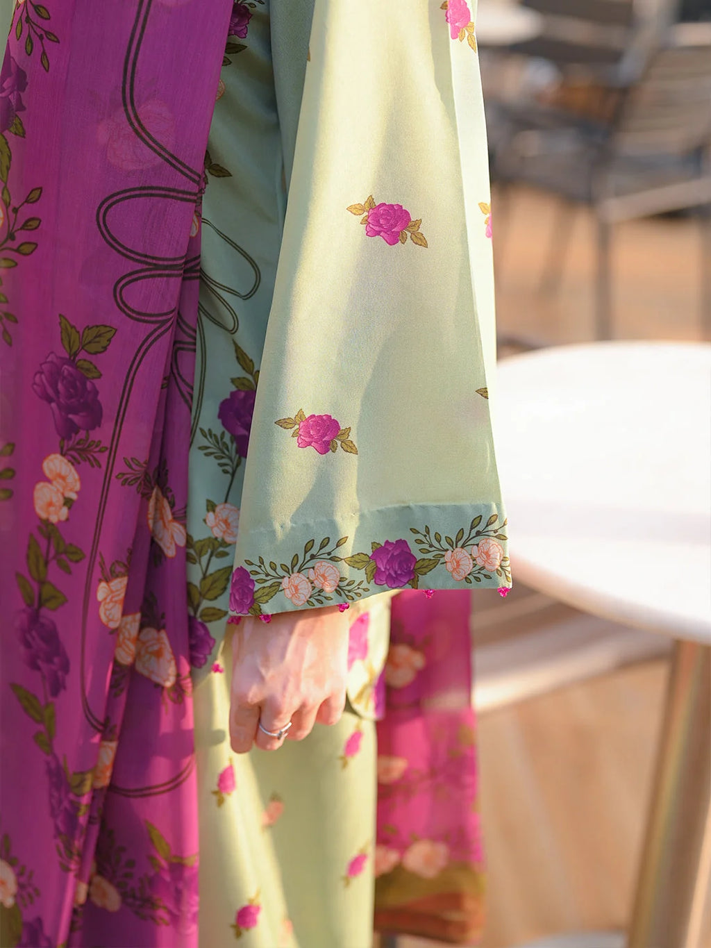 Rangoli– Embroidered 3 Piece