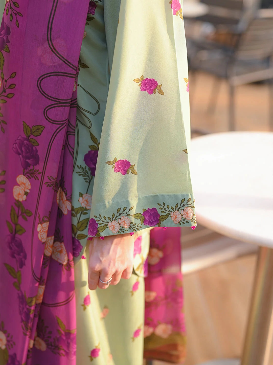 Rangoli– Embroidered 3 Piece