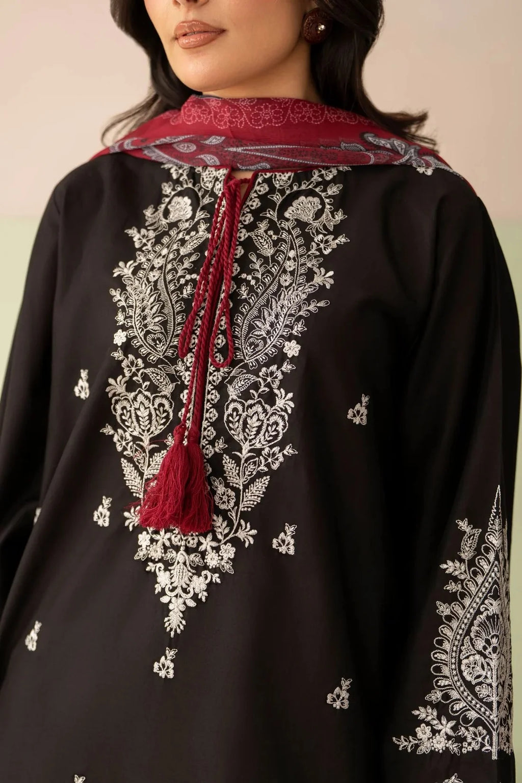 Ayla– Embroidered 3 Piece