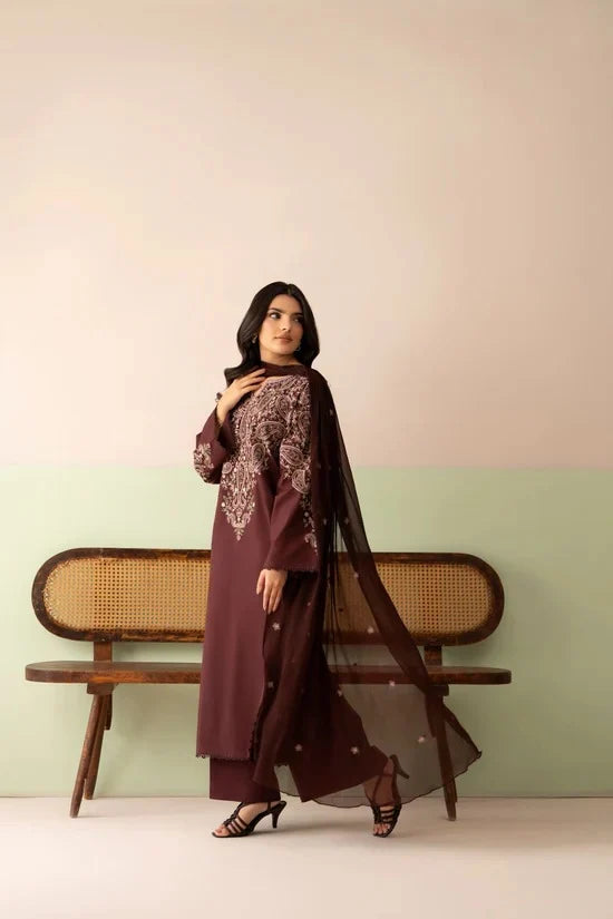 Rangrez– Embroidered 3 Piece