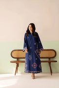 Royal Blue– Embroidered 2 Piece