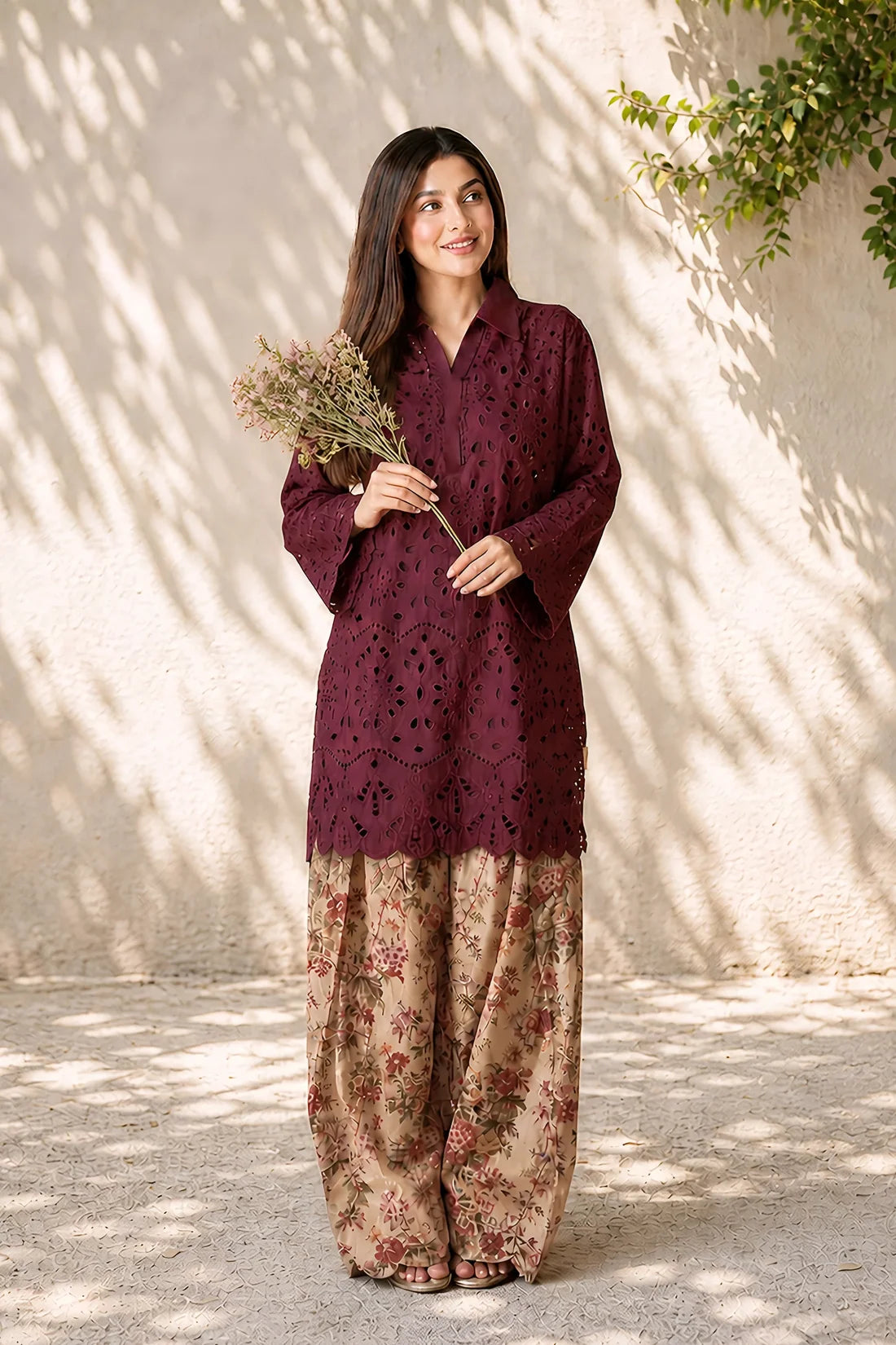 Rania– Embroidered 2 Piece