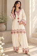 Snow Rose– Embroidered 2 Piece