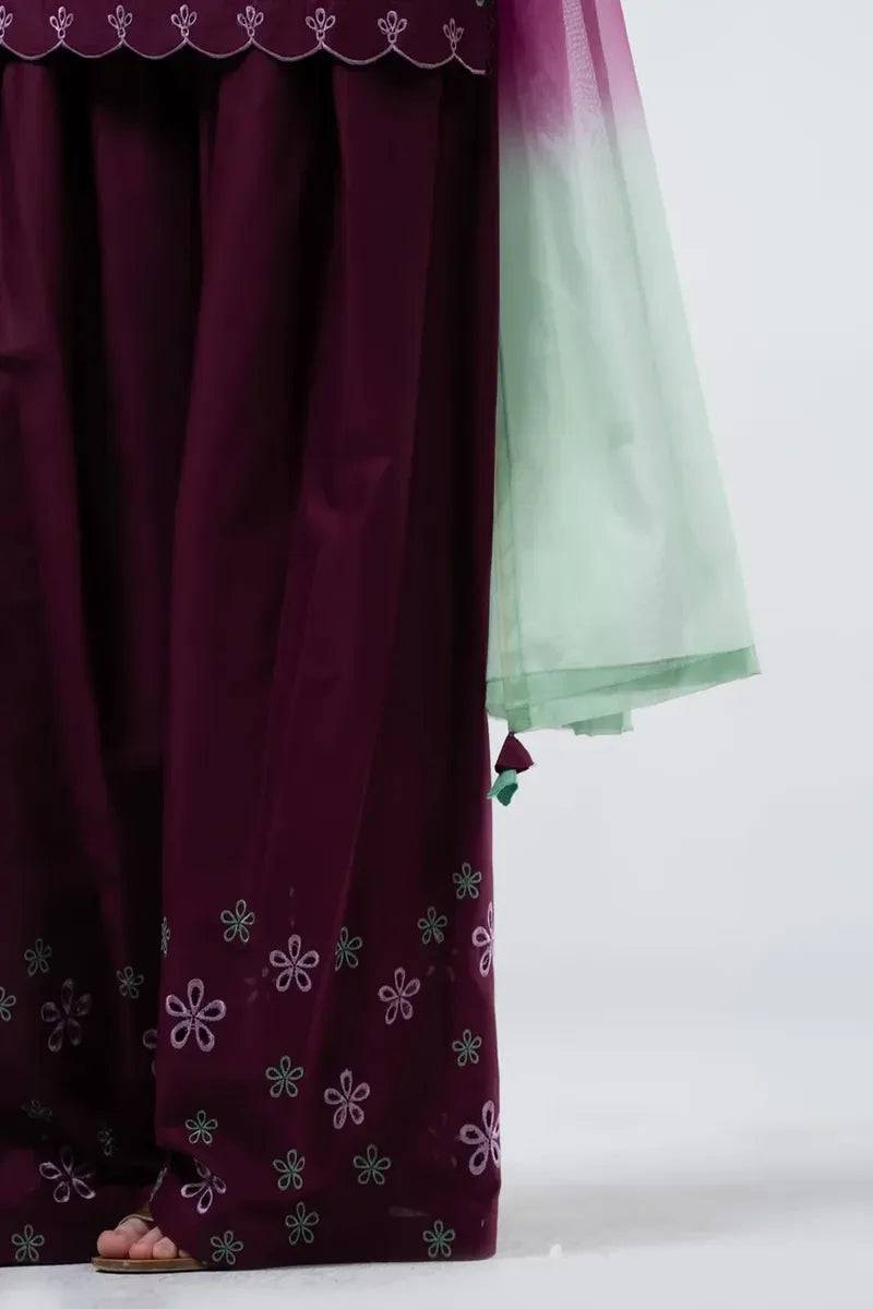 Afsana– Embroidered 3 Piece