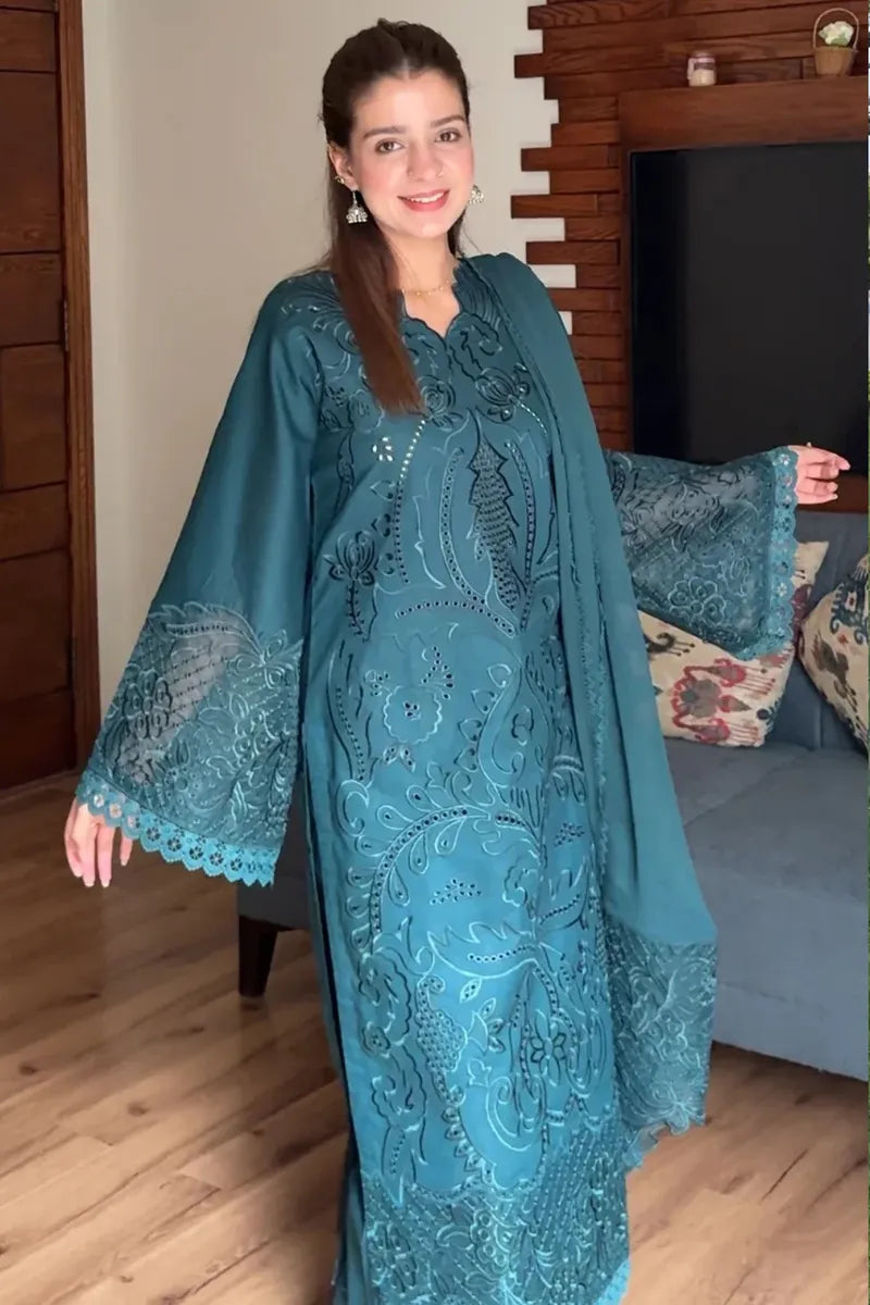 Shabnam-e-Gul – Embroidered 3 Piece