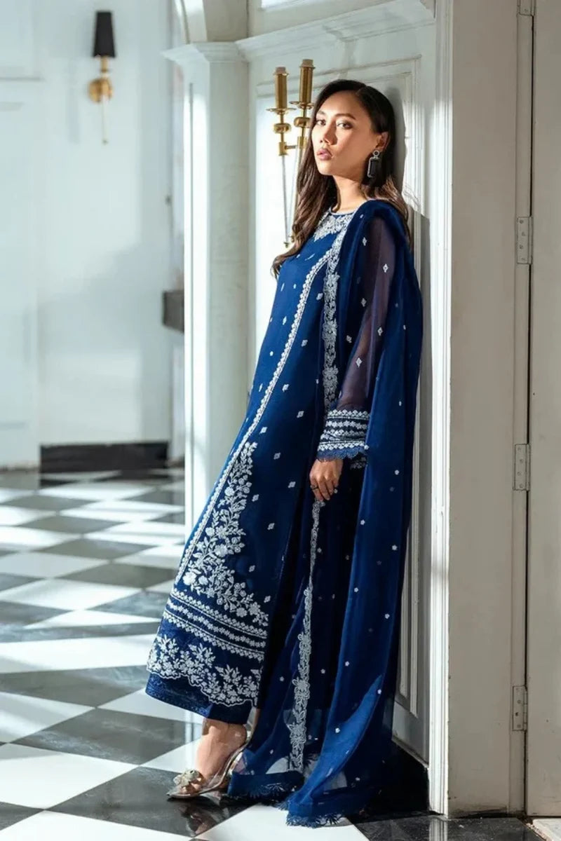 Muskaan– Embroidered 3 Piece