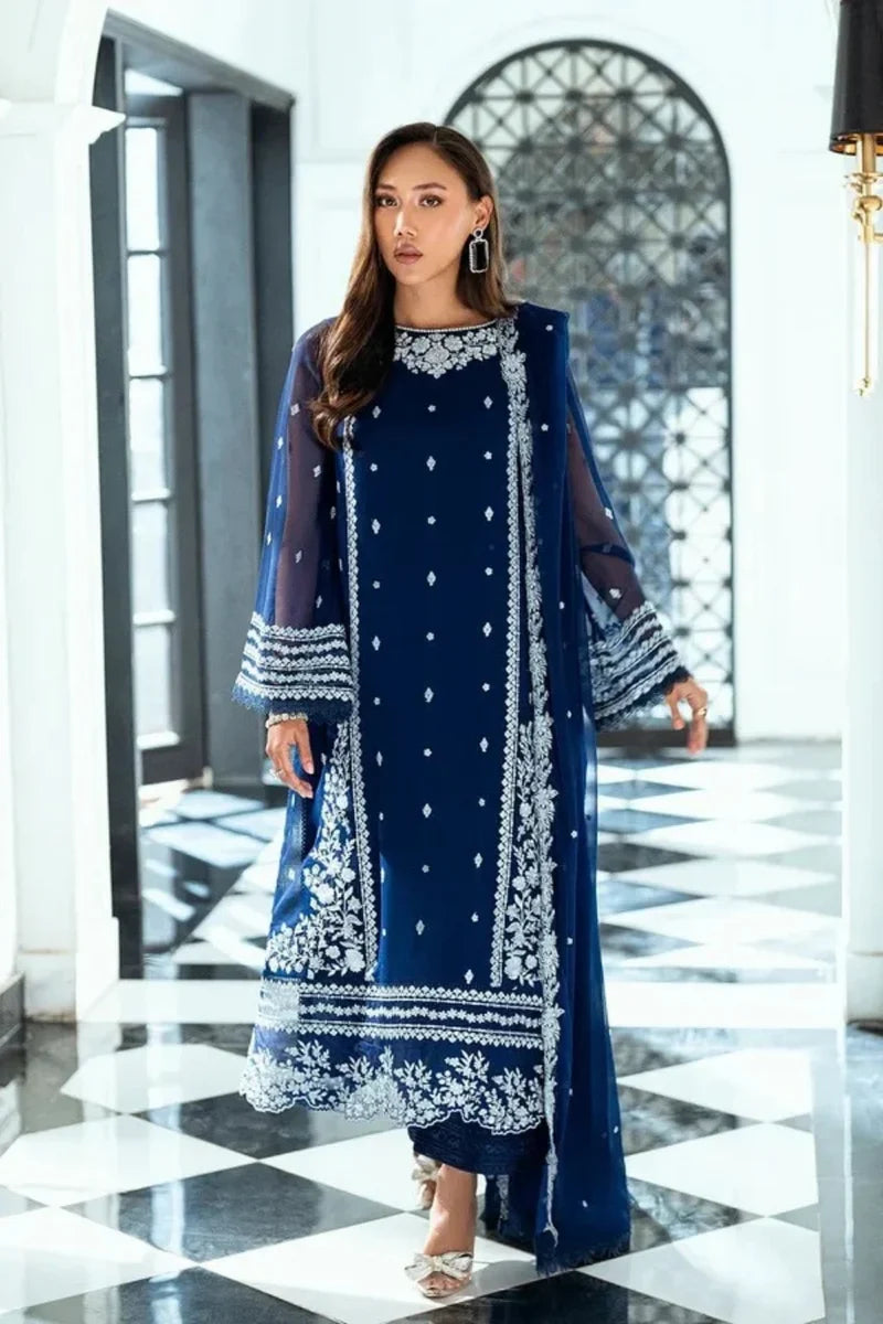 Muskaan– Embroidered 3 Piece