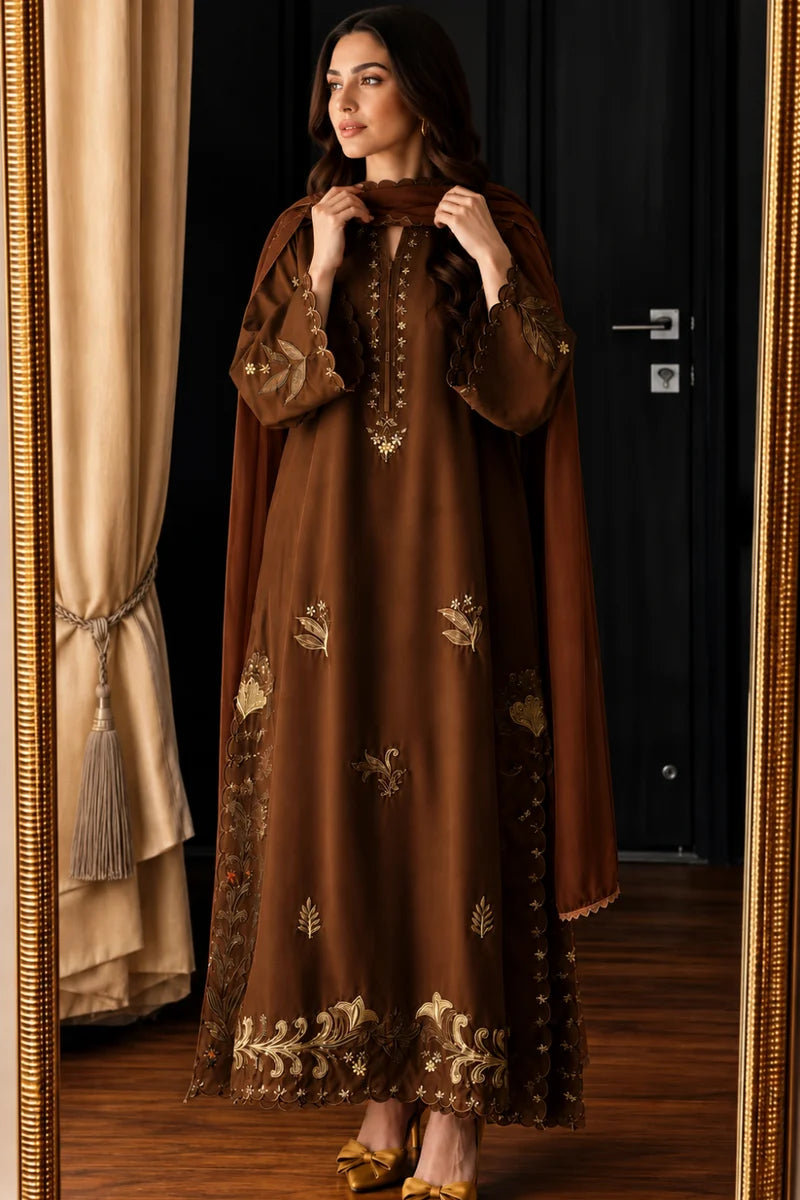 Dastaan – Embroidered 3 Piece