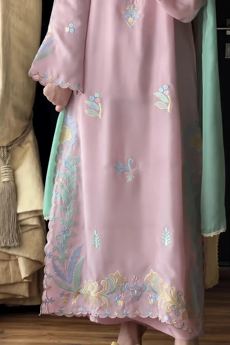 Resham-e-Noor – Embroidered 3 Piece